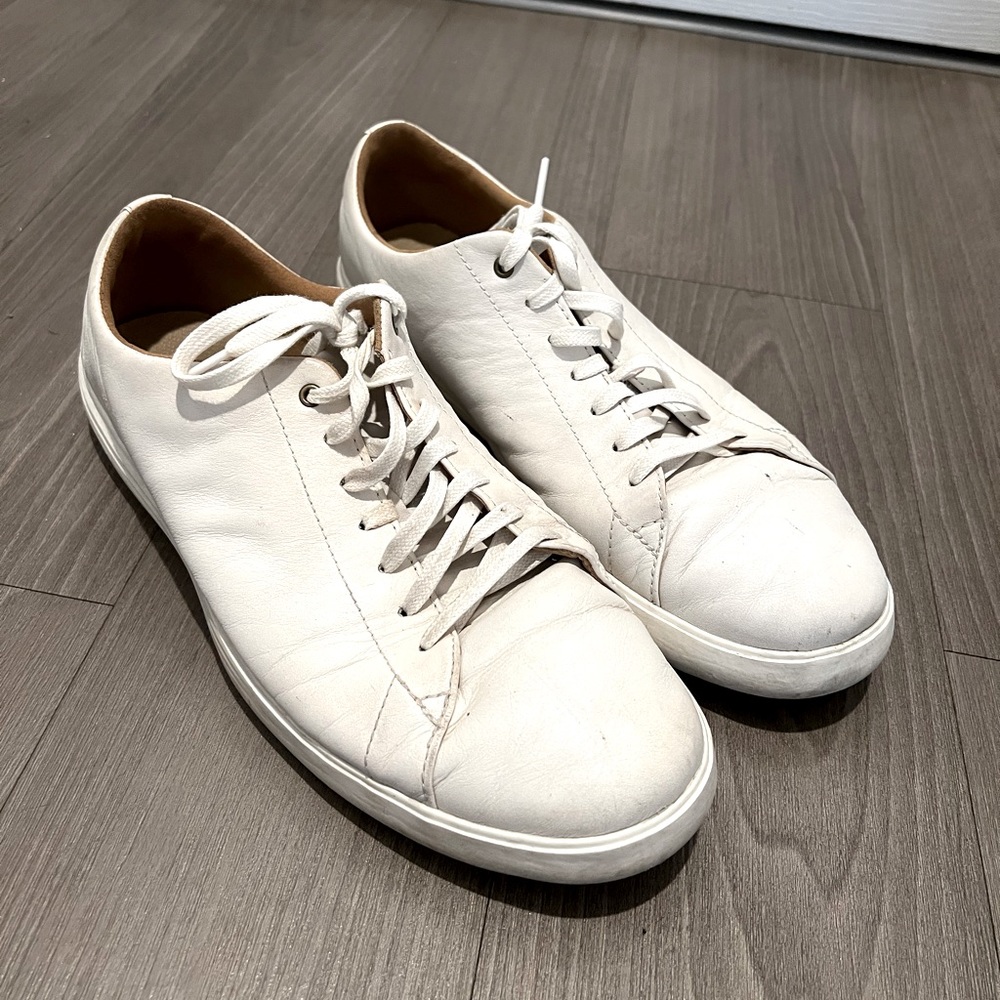 Cole Haan White Leather Sneakers
